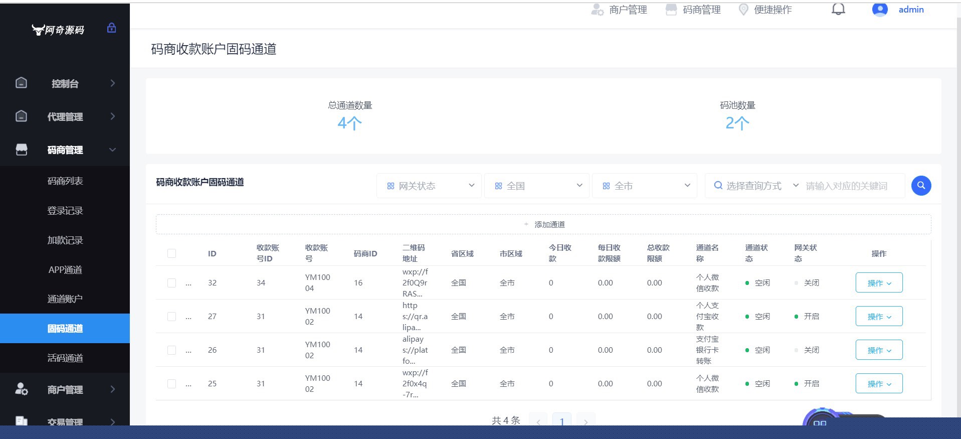 免签约支付云码市面上过万的程序源码聚合自动码商代理 免签约支付云码市面上过万的程序源码聚合自动码商代理