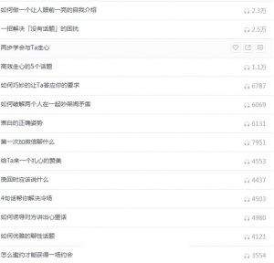 一个月赚二十万的暴利生意 3万字带你手把手拆解情感项目-ww 一个月赚二十万的暴利生意 3万字带你手把手拆解情感项目-ww