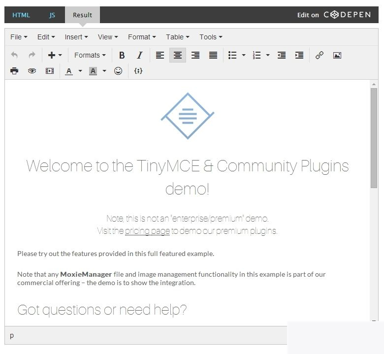 TinyMCE(可视化HTML编辑器) v5.8.2 TinyMCE(可视化HTML编辑器) v5.8.2