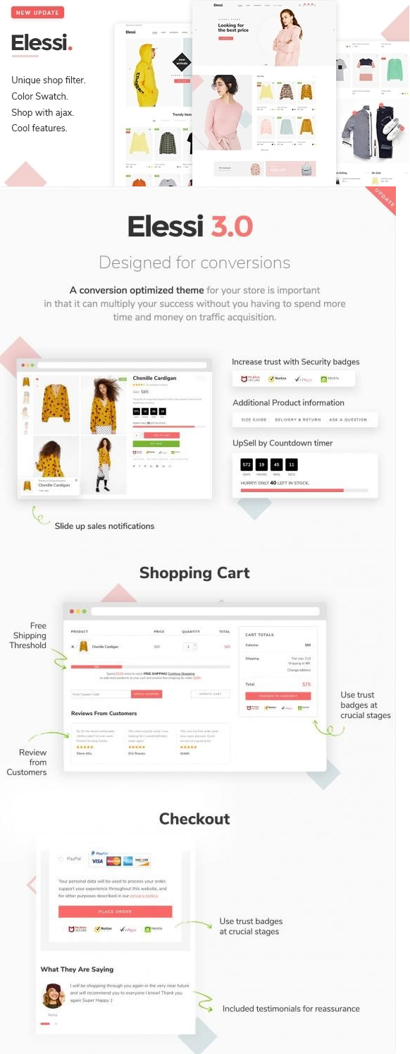 英文版Elessi–Ajax极简风多功能商城WordPress主题 英文版Elessi–Ajax极简风多功能商城WordPress主题