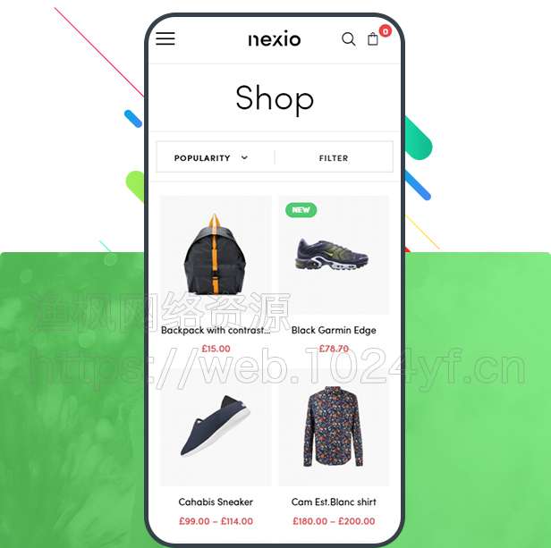 WordPress主题Nexio v1.0.7 时尚服装WooCommerce商店主题 WordPress主题Nexio v1.0.7 时尚服装WooCommerce商店主题