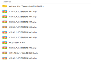 WEB前端与移动端全栈开发基础篇(HTML5+CSS3+实战案例)视频教程 WEB前端与移动端全栈开发基础篇(HTML5+CSS3+实战案例)视频教程