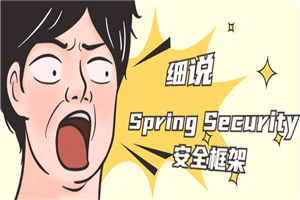 细说Spring Security安全框架 细说Spring Security安全框架