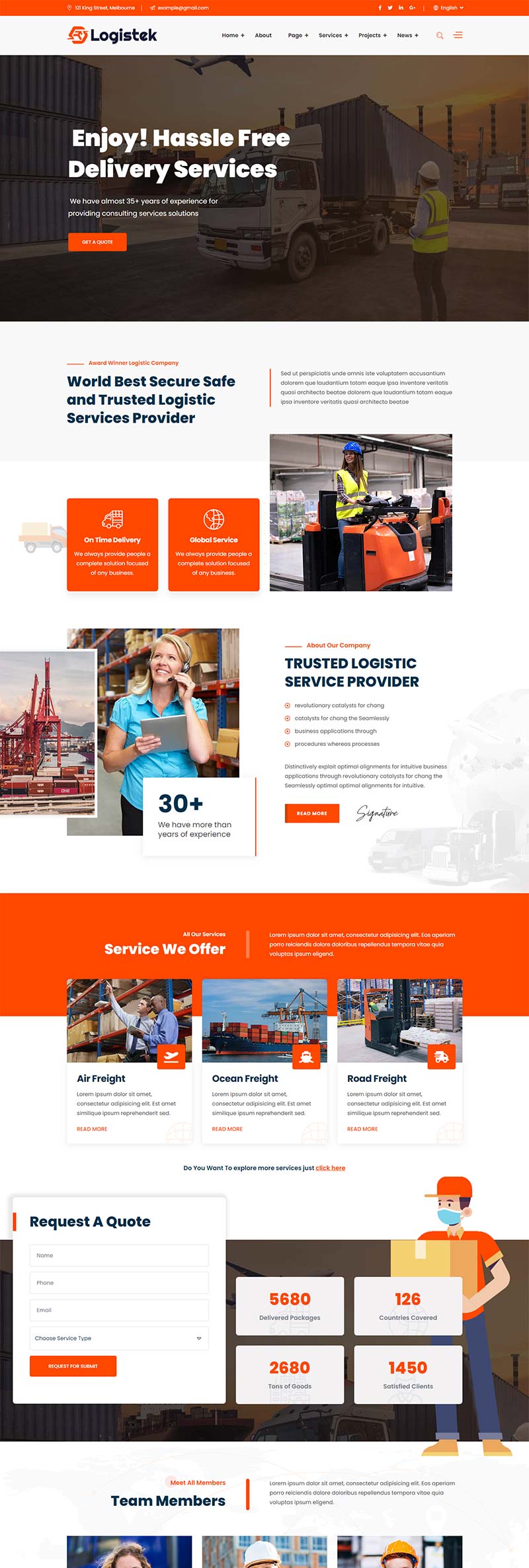 物流科技物流运输企业静态网站html模板 物流科技物流运输企业静态网站html模板