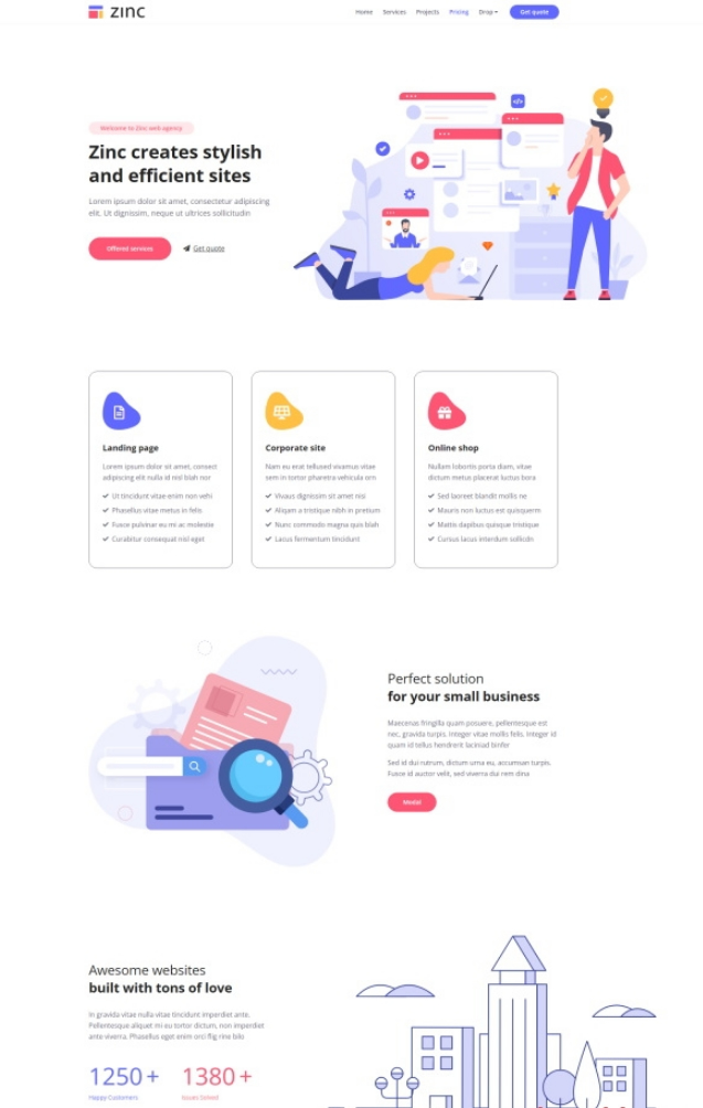 响应式网页设计开发公司网站模板 响应式网页设计开发公司网站模板