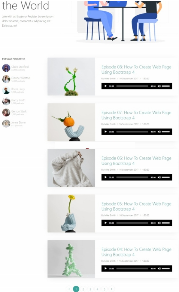 个人博客资讯分享网站模板 个人博客资讯分享网站模板