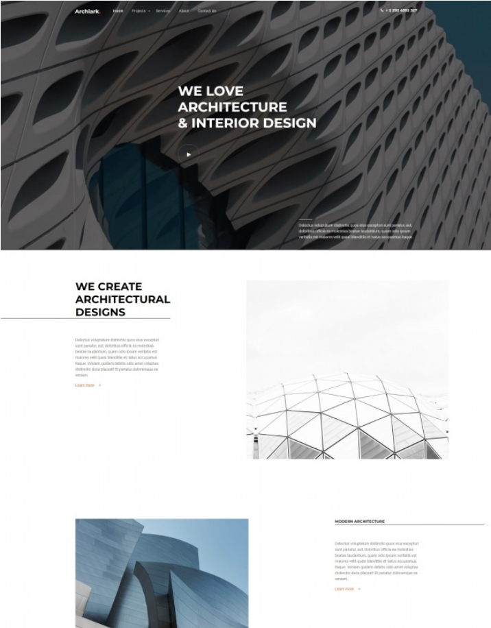 HTML5建筑室内设计公司网站模板 HTML5建筑室内设计公司网站模板
