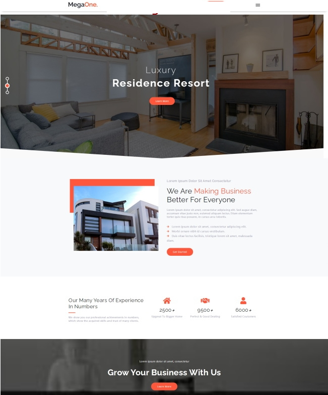 地产代理服务公司HTML5网站模板 地产代理服务公司HTML5网站模板