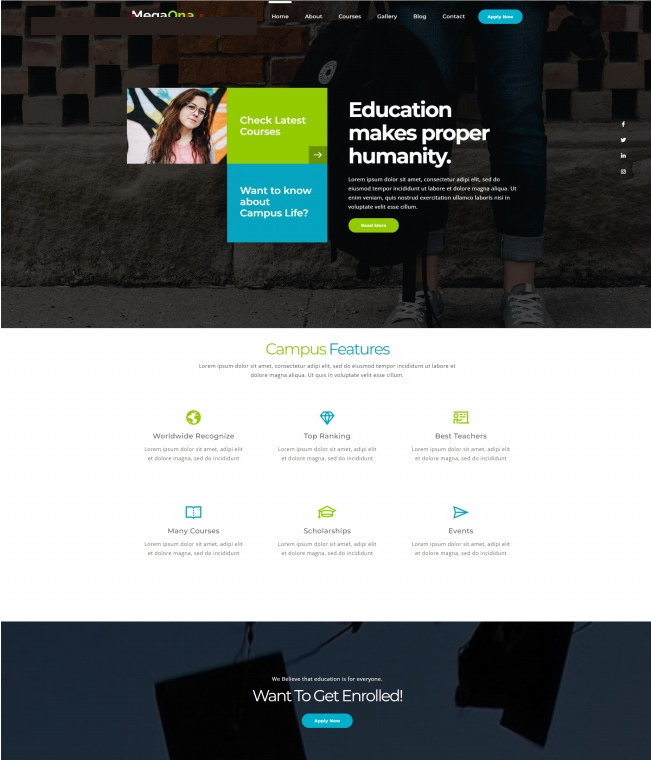 继续教育服务机构网站模板 继续教育服务机构网站模板