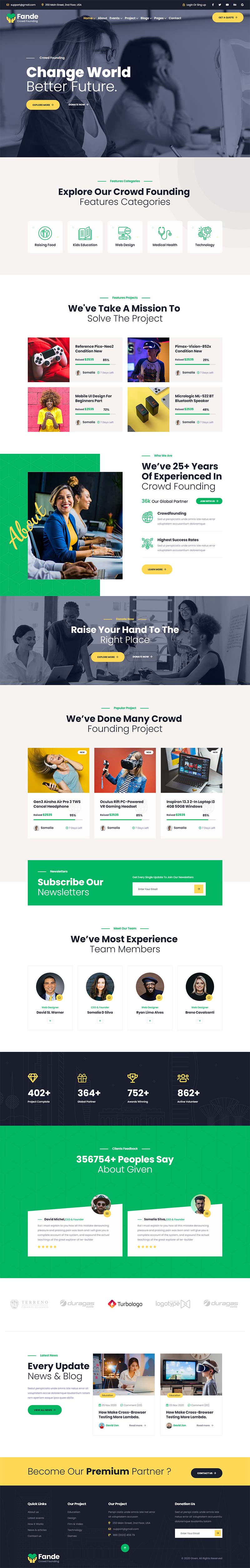 创业投资众筹平台静态HTML5模板 创业投资众筹平台静态HTML5模板