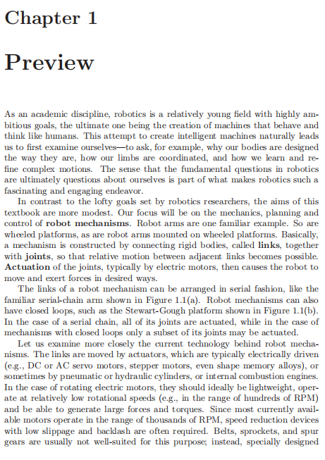 机器人力学、规划和控制 英文PDF_人工智能教程 机器人力学、规划和控制 英文PDF_人工智能教程