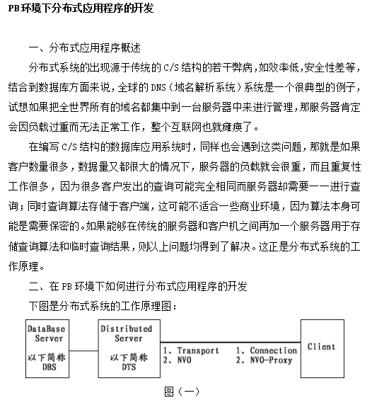PB环境下分布式应用程序的开发 中文_操作系统教程 PB环境下分布式应用程序的开发 中文_操作系统教程
