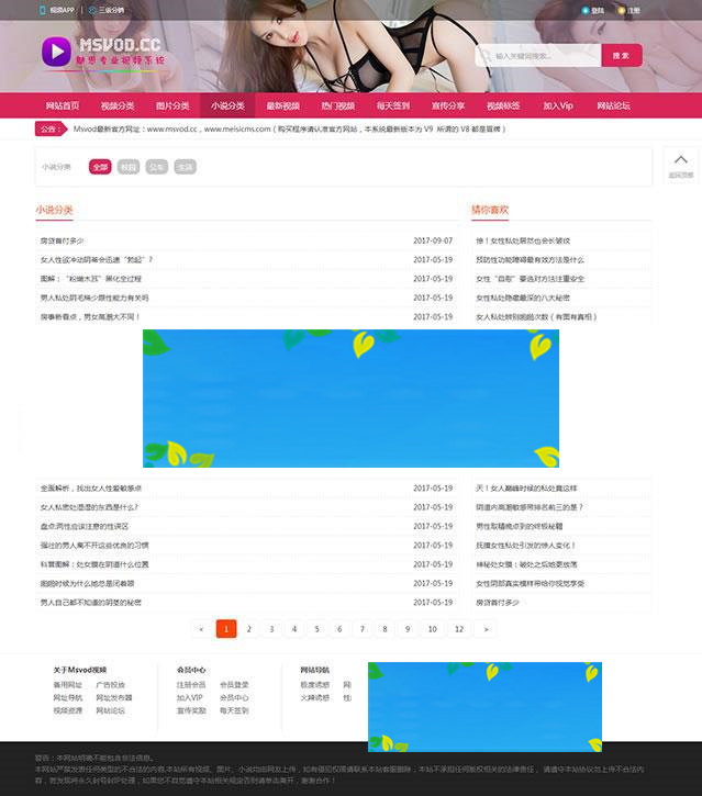 魅思MSVOD视频系统V9.6.5高级版网站源码 PC+WAP手机端_源码下载 魅思MSVOD视频系统V9.6.5高级版网站源码 PC+WAP手机端_源码下载
