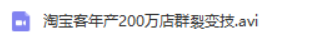 新手淘宝客也能年产200万店群裂变技术以及公司化运营方案