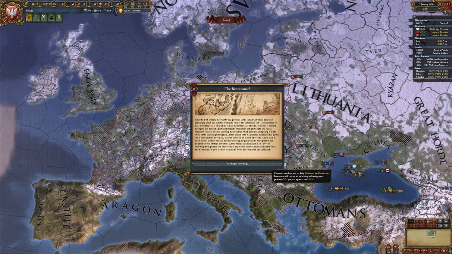 欧陆风云4/Europa Universalis IV/支持网络联机 欧陆风云4/Europa Universalis IV/支持网络联机